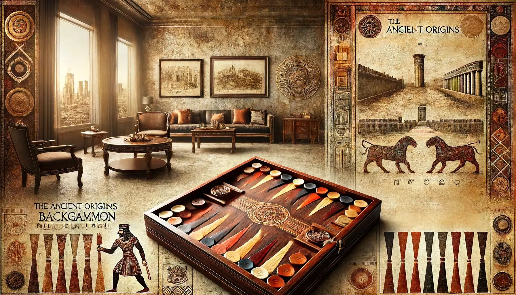 Ensembles de backgammon Lingle pour adultes, jeu de société classique avec étui pliant en similicuir, ensemble de jeu de backgammon portable pour voyage Ensembles de backgammon Lingle pour adultes, jeu de société classique avec étui pliant en similicuir, ensemble de jeu de backgammon portable pour voyage