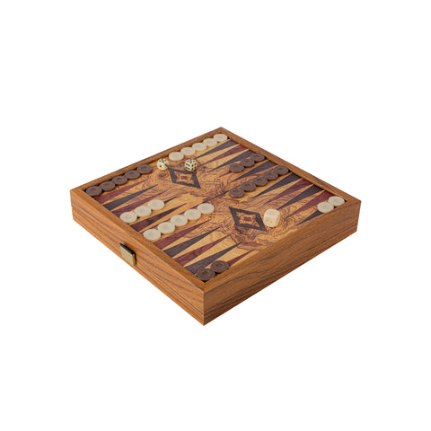 TRADITIONAL STYLE - 2 in 1 Combo Game - Chess/Backgammon