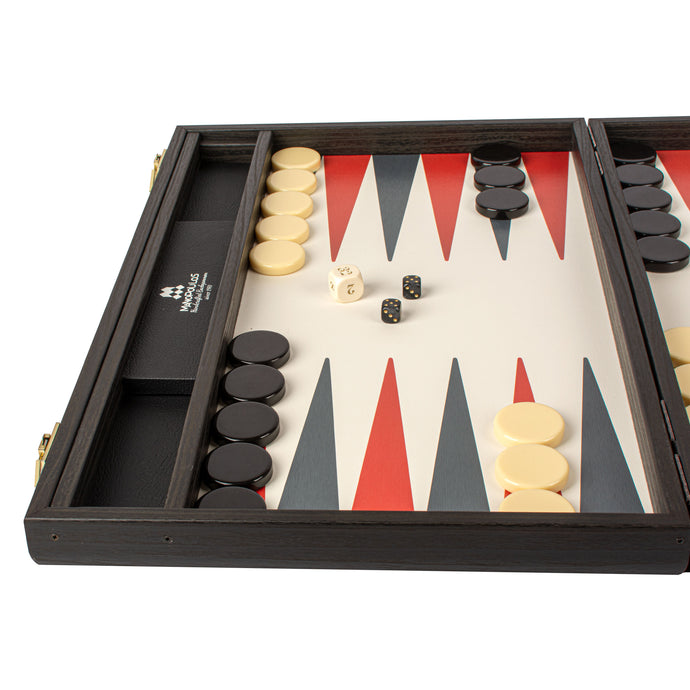 Luxury Handcrafted Wooden Backgammon Set - Grand Prix Red – MANOPOULOS ...