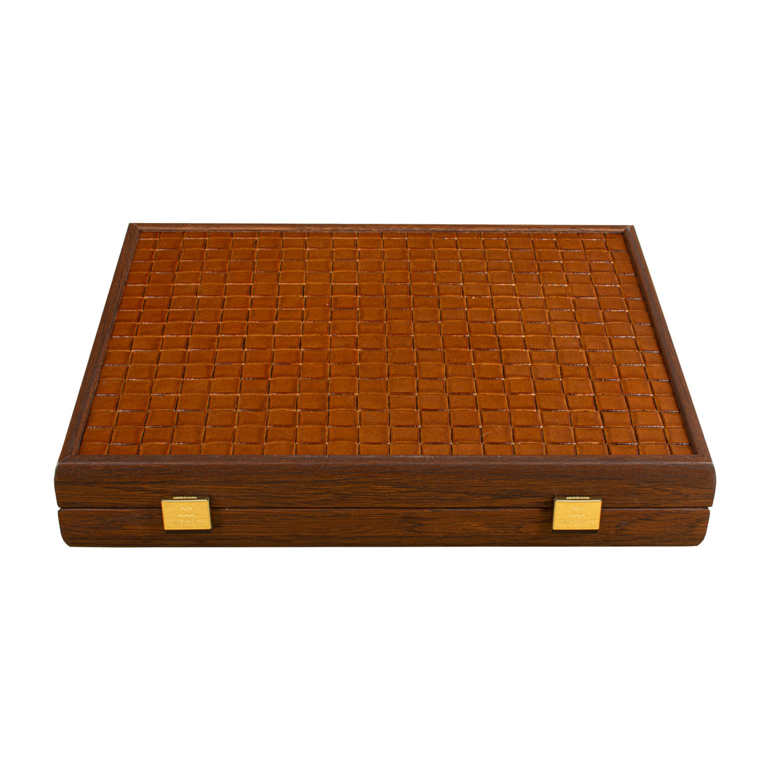 Premium Mahjong Tiles Set in Dark Brown Straw Wooden Case - Premium Dominoes from MANOPOULOS Chess & Backgammon - Just €126! Shop now at MANOPOULOS Chess & Backgammon