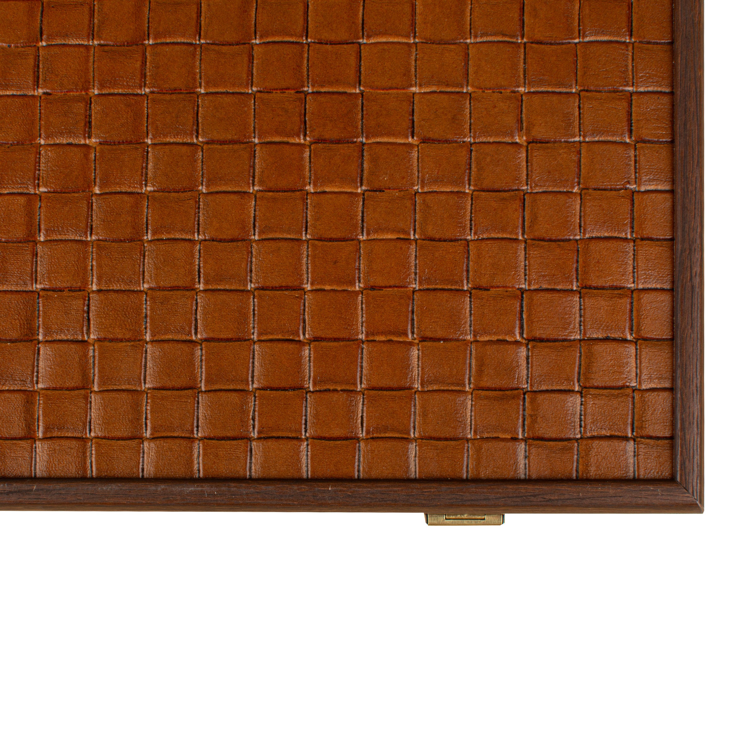 Premium Mahjong Tiles Set in Dark Brown Straw Wooden Case - Premium Dominoes from MANOPOULOS Chess & Backgammon - Just €126! Shop now at MANOPOULOS Chess & Backgammon