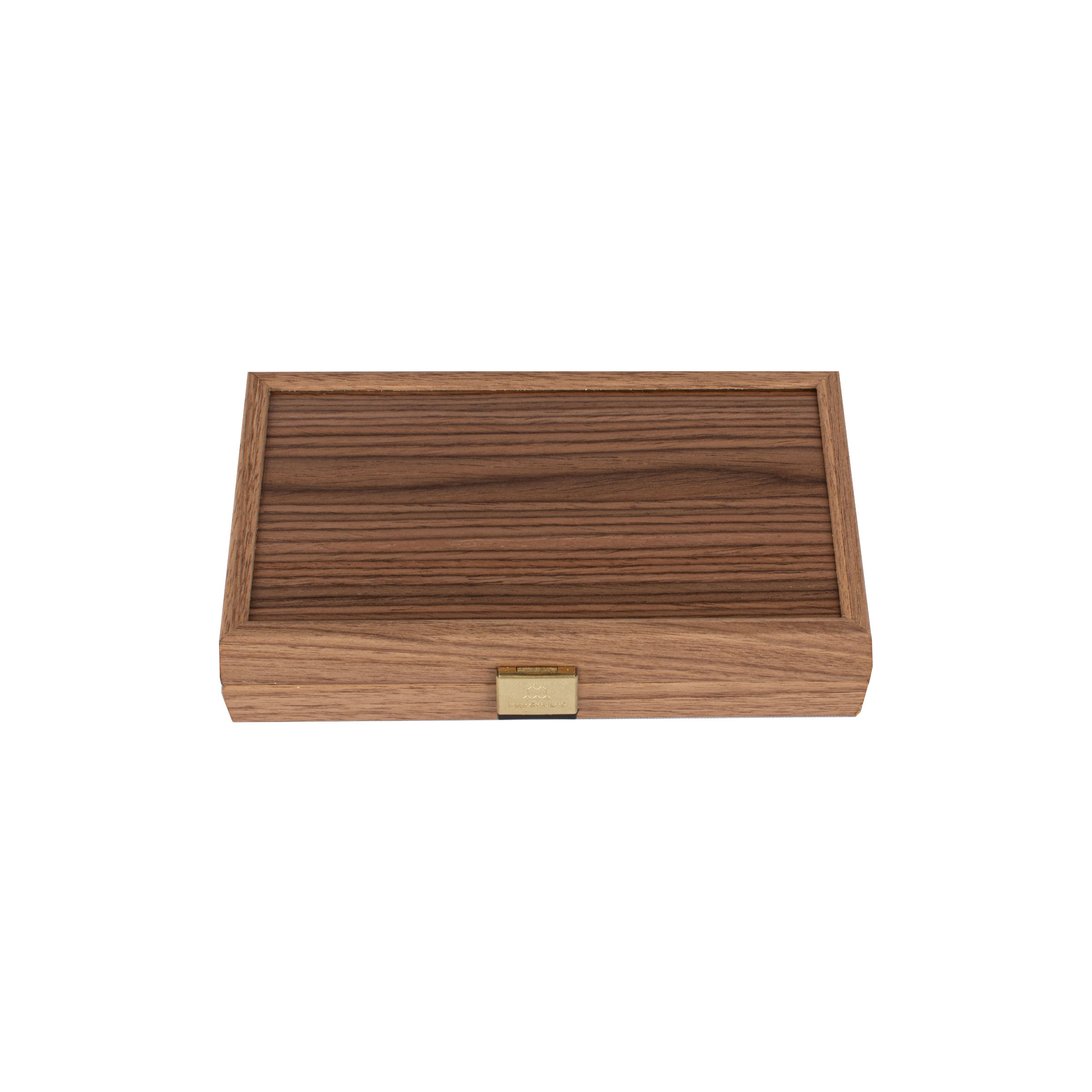 Handcrafted Walnut with Red Oak Backgammon Set - Elegant Marquetry Design - Premium Backgammon from MANOPOULOS Chess & Backgammon - Just €47.90! Shop now at MANOPOULOS Chess & Backgammon