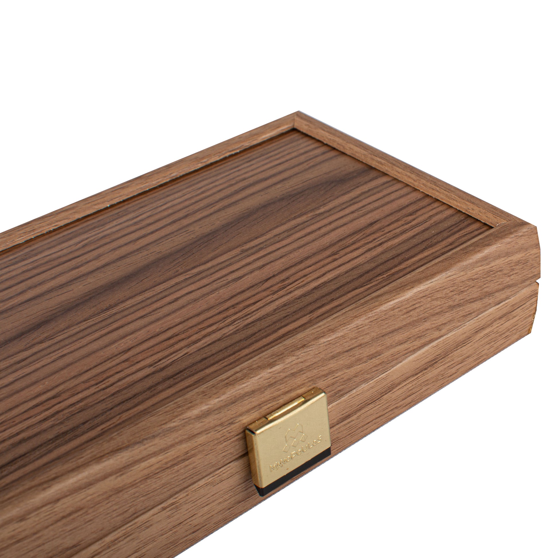 Handcrafted Walnut with Red Oak Backgammon Set - Elegant Marquetry Design - Premium Backgammon from MANOPOULOS Chess & Backgammon - Just €47.90! Shop now at MANOPOULOS Chess & Backgammon