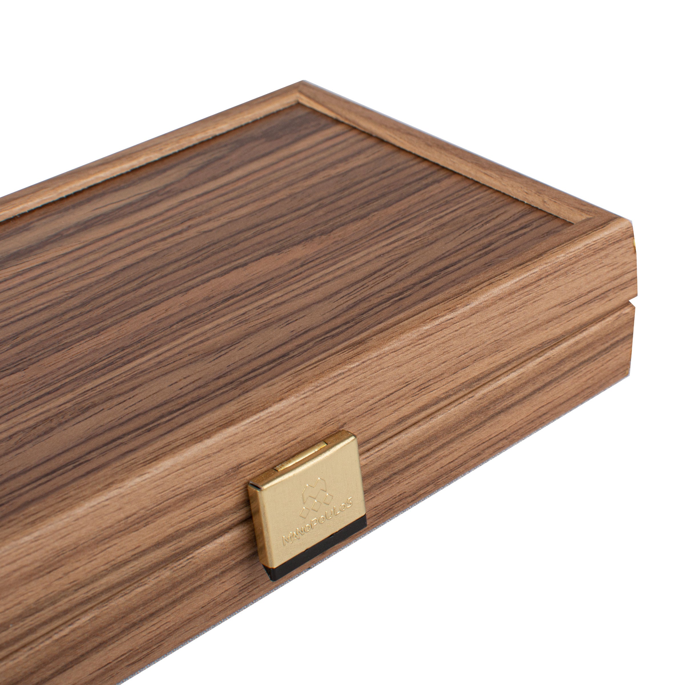 Handcrafted Walnut with Green Oak Backgammon Set - Elegant Marquetry Design - Premium Backgammon from MANOPOULOS Chess & Backgammon - Just €51! Shop now at MANOPOULOS Chess & Backgammon