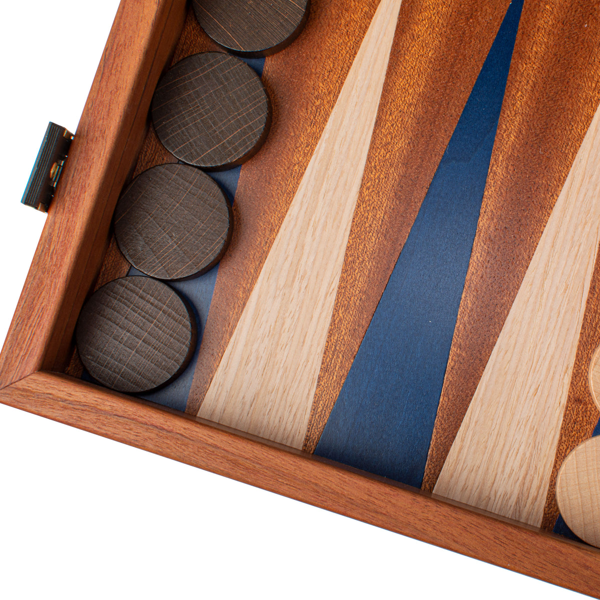Backgammon Réplique Bois Chêne-Noyer avec Racks Latéraux - 48 x 30 cm Backgammon Réplique Bois Chêne-Noyer avec Racks Latéraux - 48 x 30 cm