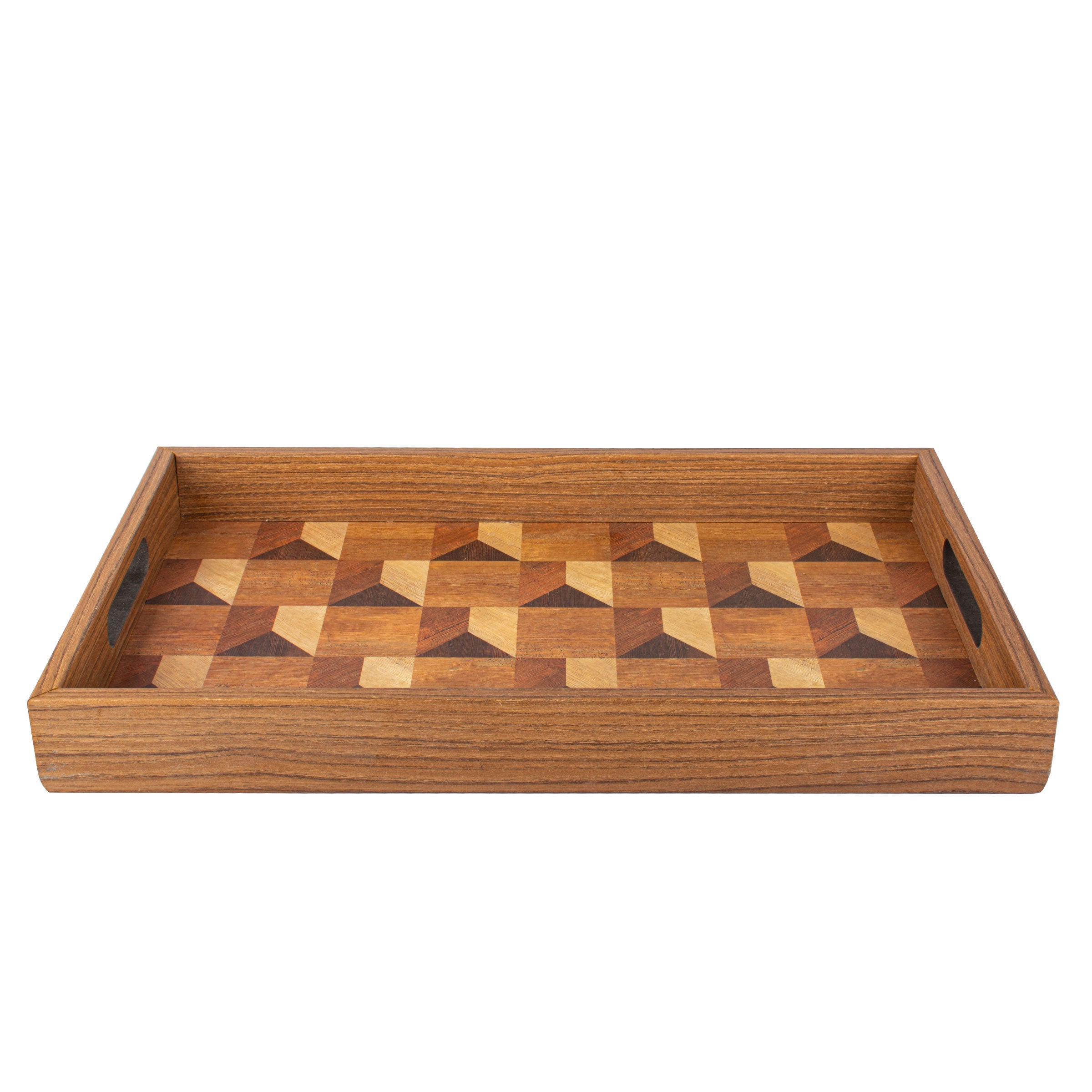 Wood Motif Style Wooden Tray - Handcrafted Decorative Design - Premium Decorative Objects from MANOPOULOS Chess & Backgammon - Just €31! Shop now at MANOPOULOS Chess & Backgammon