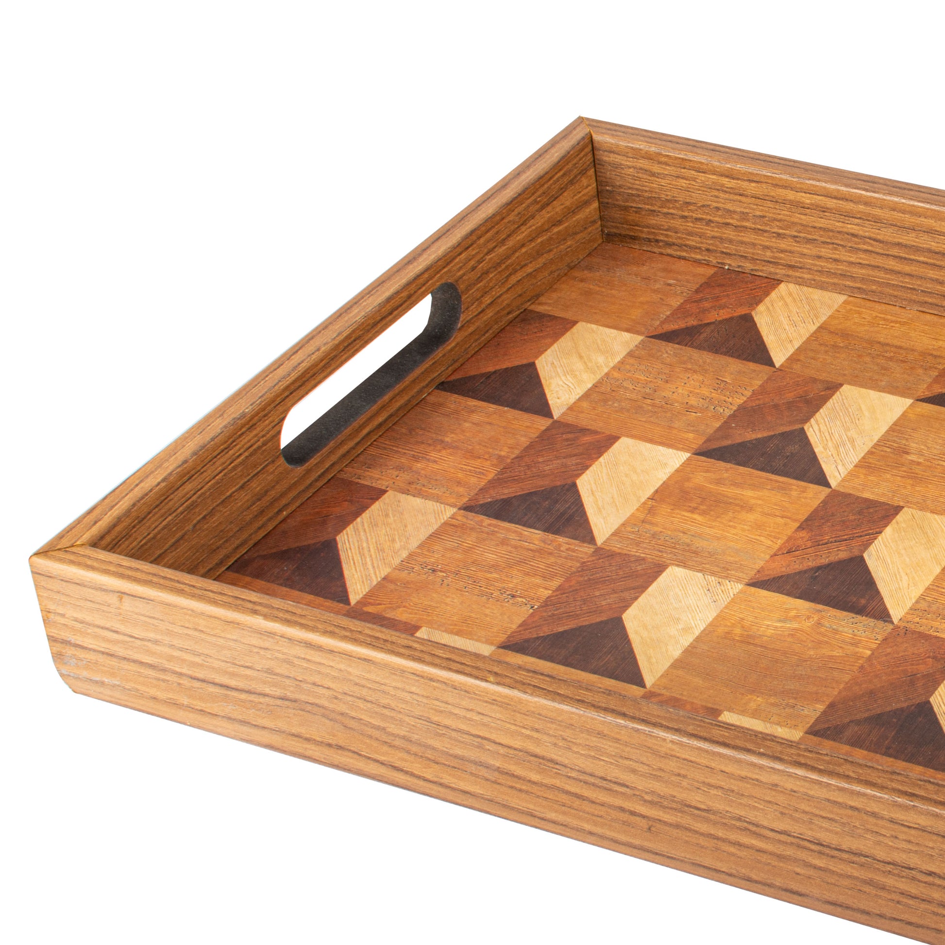 Wood Motif Style Wooden Tray - Handcrafted Decorative Design - Premium Decorative Objects from MANOPOULOS Chess & Backgammon - Just €31! Shop now at MANOPOULOS Chess & Backgammon