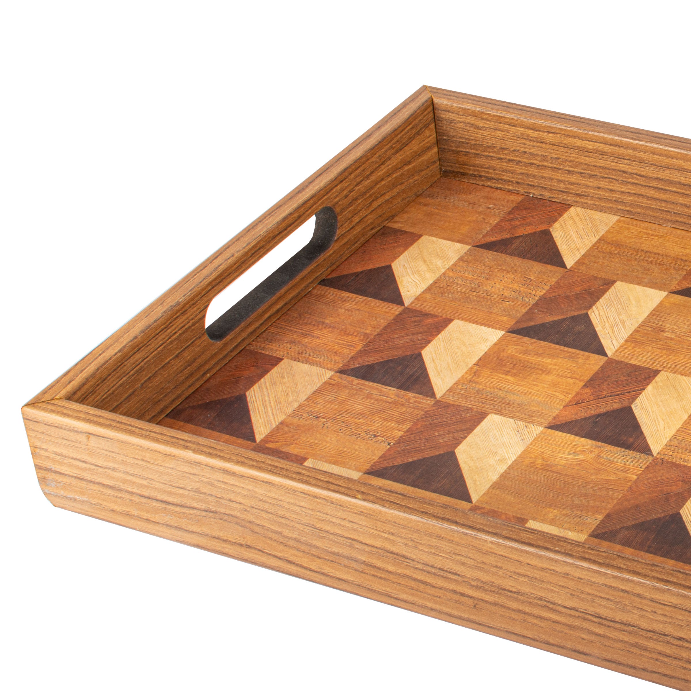 Wood Motif Style Wooden Tray - Handcrafted Decorative Design - Premium Decorative Objects from MANOPOULOS Chess & Backgammon - Just €31! Shop now at MANOPOULOS Chess & Backgammon