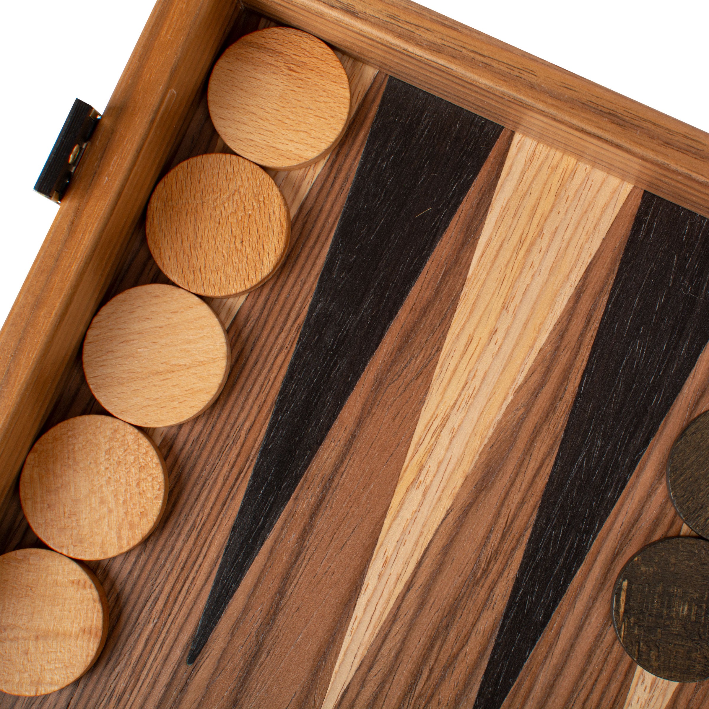 Jeu De Dominos De Luxe Manopoulos - 28 Pièces En Bois, Écrin En Noyer Et Velours, Fabriqué En Grèce