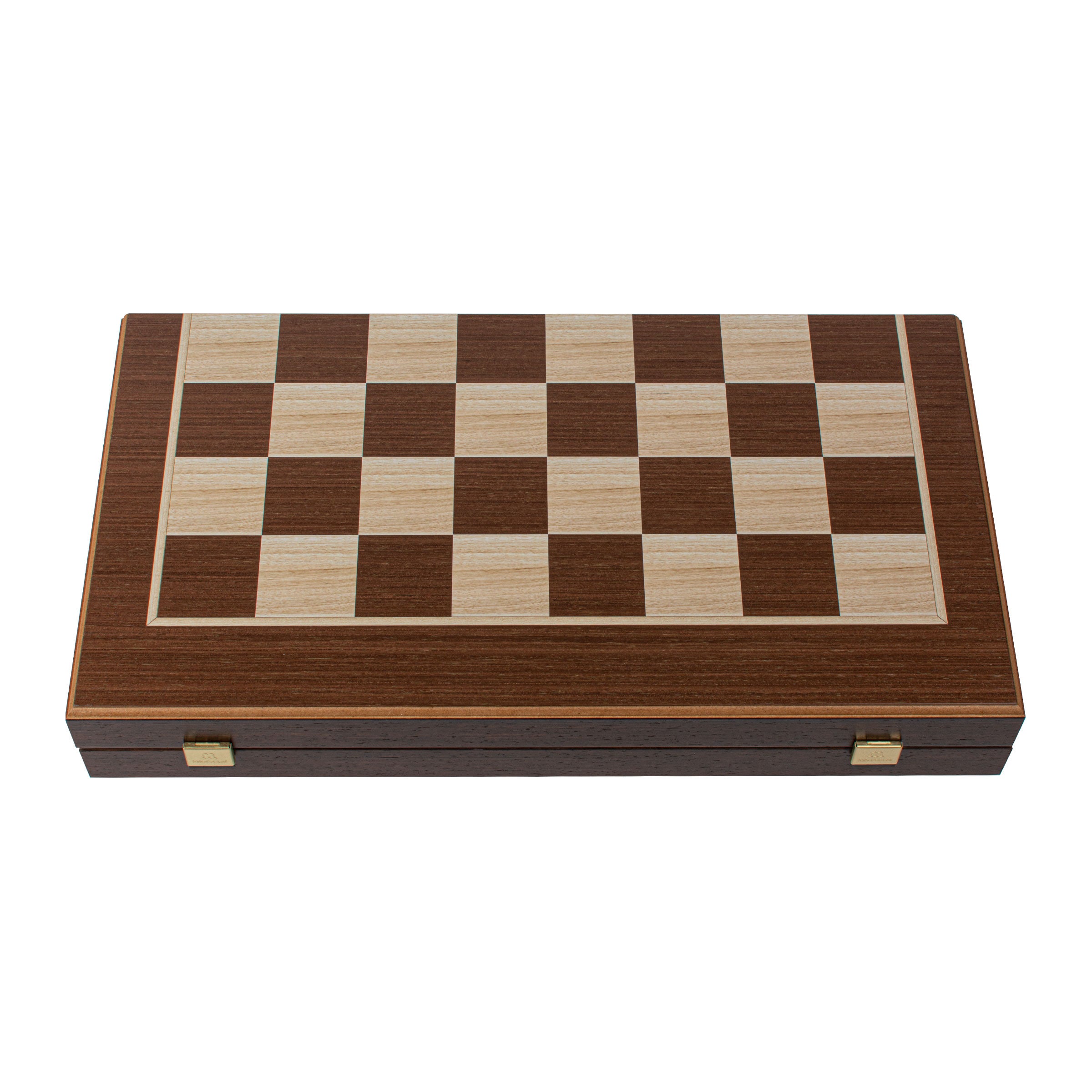 Handcrafted Wenge 3-in-1 Chess, Backgammon, and Checkers Set