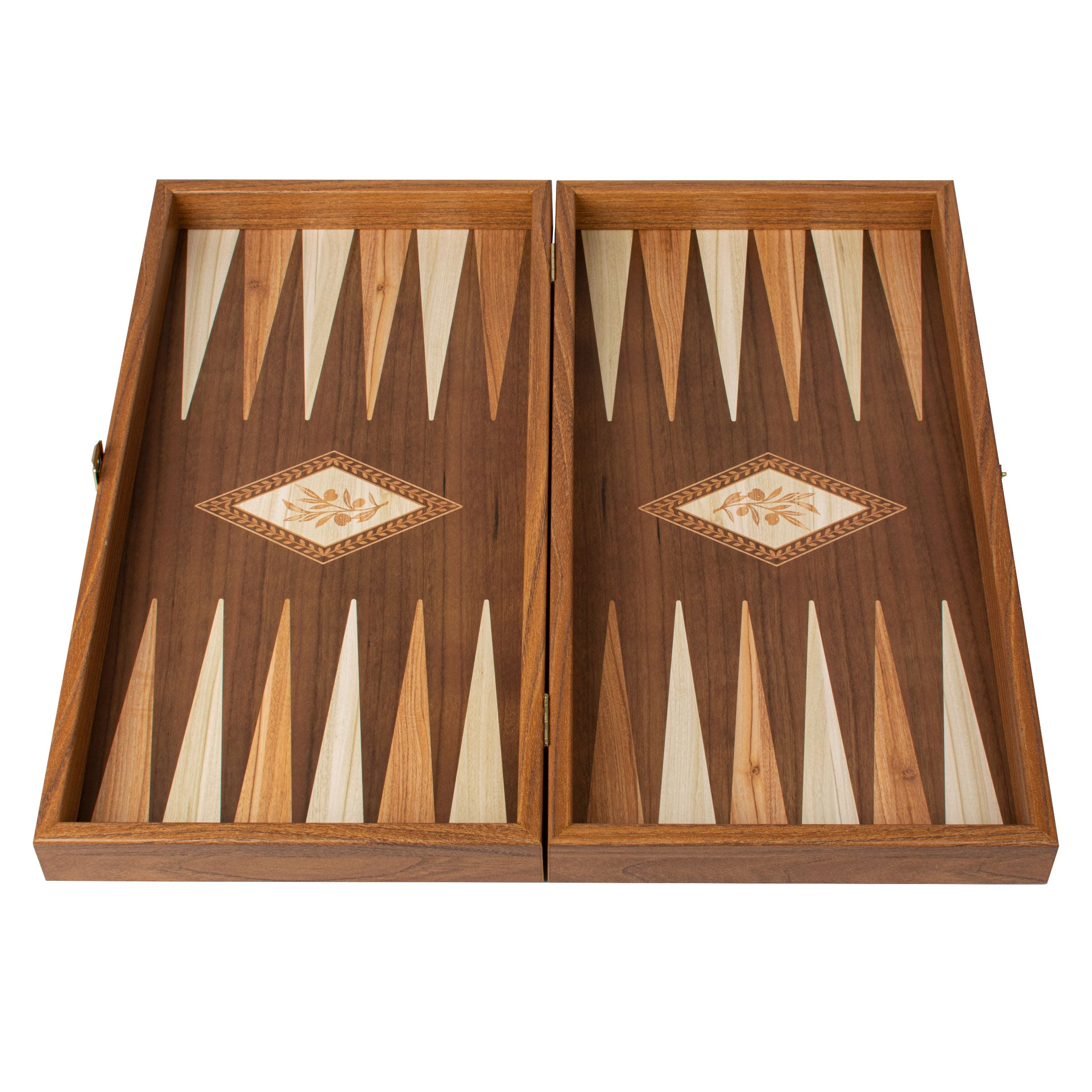 Handcrafted Olive Branch Design Backgammon Set - Classic Design and Quality Materials - Premium Backgammon from MANOPOULOS Chess & Backgammon - Just €29! Shop now at MANOPOULOS Chess & Backgammon