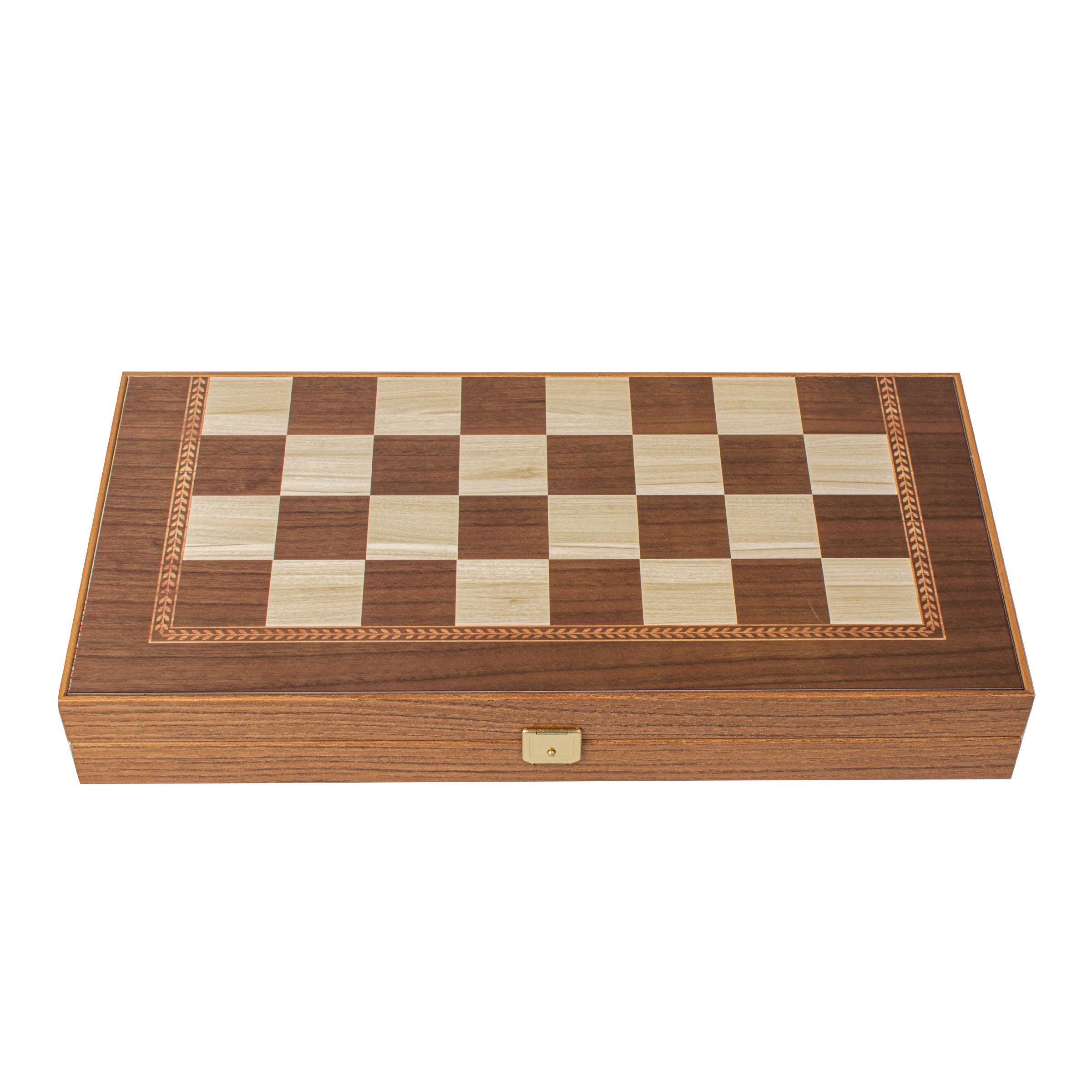 Handcrafted Olive Branch Design Backgammon Set - Classic Design and Quality Materials - Premium Backgammon from MANOPOULOS Chess & Backgammon - Just €29! Shop now at MANOPOULOS Chess & Backgammon