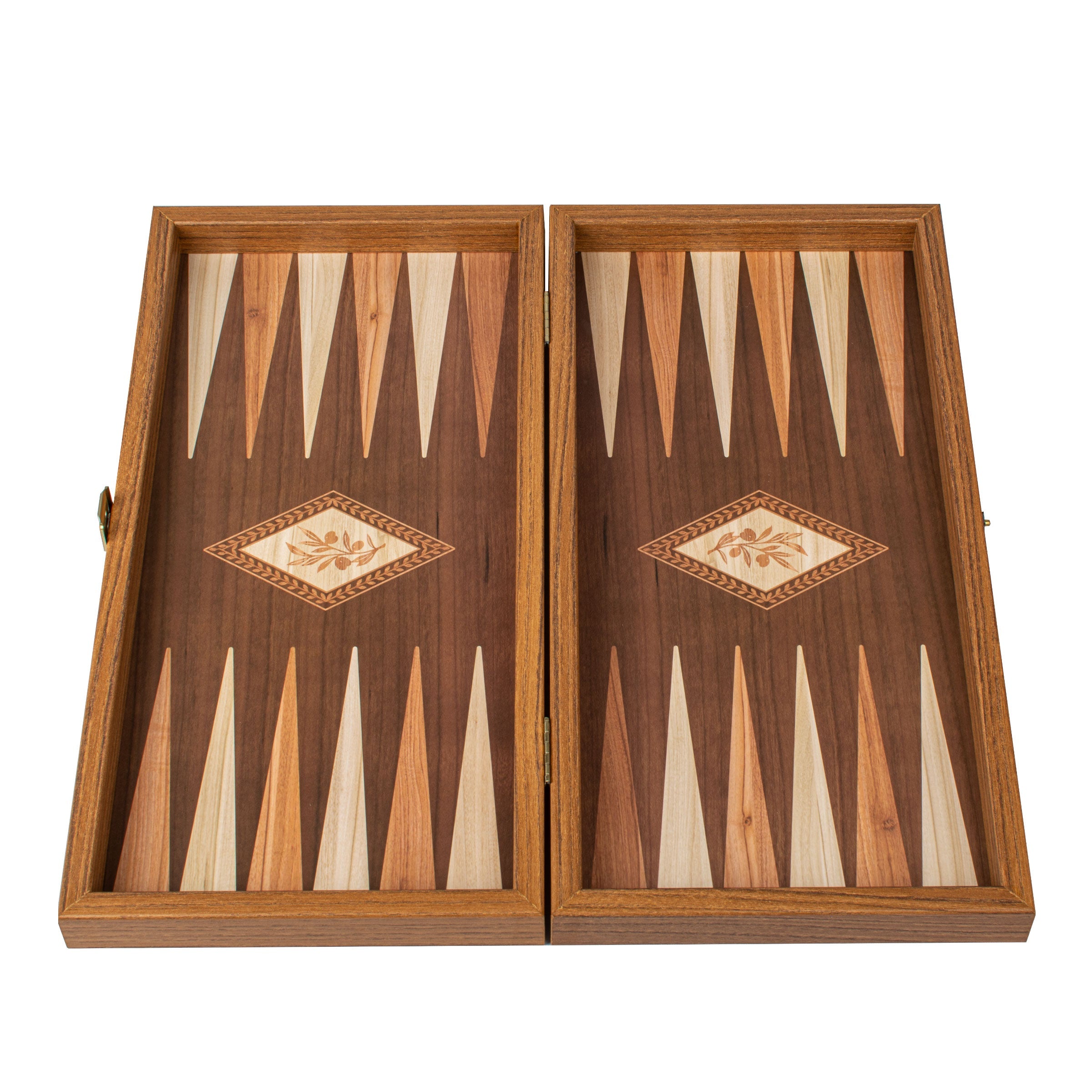 Handcrafted Olive Branch Design Backgammon Set - Classic Design and Quality Materials - Premium Backgammon from MANOPOULOS Chess & Backgammon - Just €29! Shop now at MANOPOULOS Chess & Backgammon