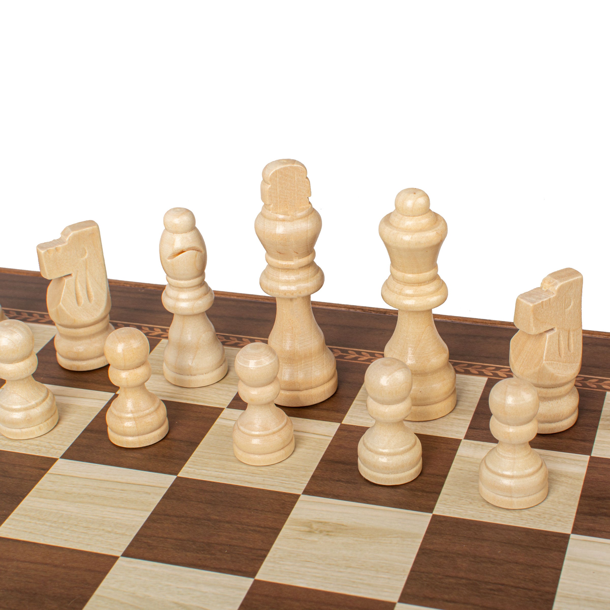 Handcrafted Olive Branch Design Backgammon Set - Classic Design and Quality Materials - Premium Backgammon from MANOPOULOS Chess & Backgammon - Just €29! Shop now at MANOPOULOS Chess & Backgammon