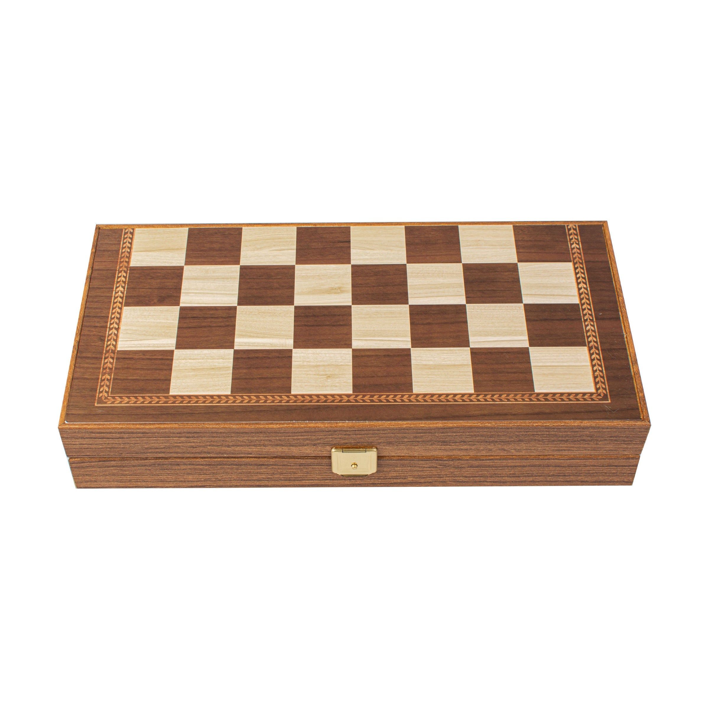 Handcrafted Olive Branch Design Backgammon Set - Classic Design and Quality Materials - Premium Backgammon from MANOPOULOS Chess & Backgammon - Just €29! Shop now at MANOPOULOS Chess & Backgammon