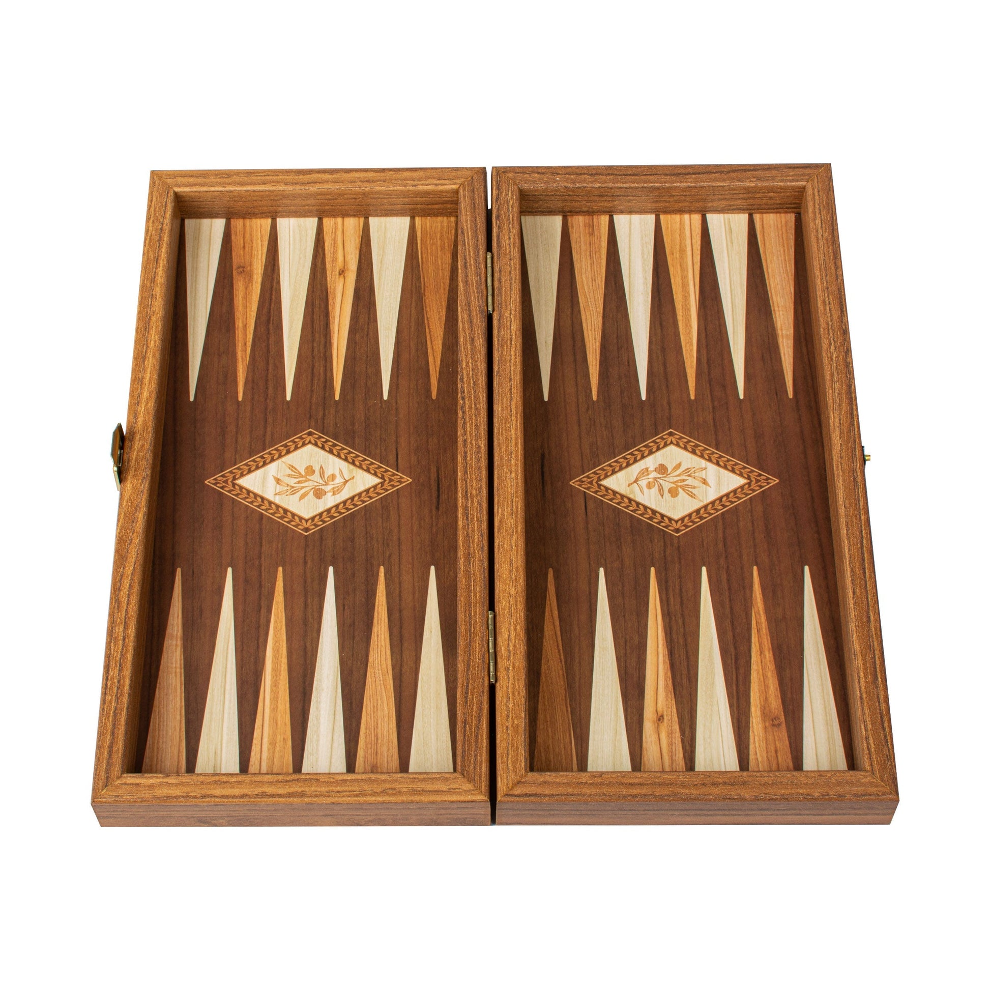 Handcrafted Olive Branch Design Backgammon Set - Classic Design and Quality Materials - Premium Backgammon from MANOPOULOS Chess & Backgammon - Just €29! Shop now at MANOPOULOS Chess & Backgammon