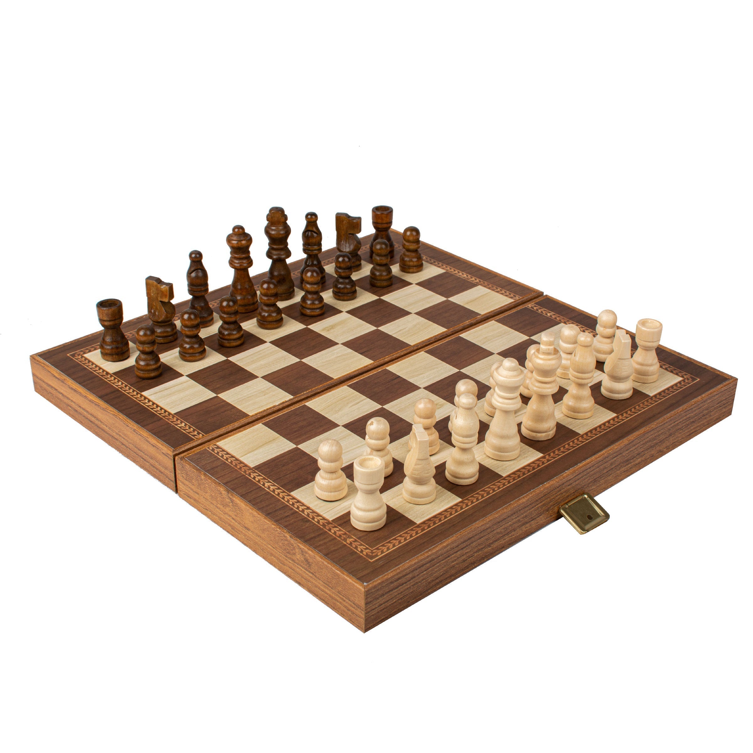 Handcrafted Olive Branch Design Backgammon Set - Classic Design and Quality Materials - Premium Backgammon from MANOPOULOS Chess & Backgammon - Just €29! Shop now at MANOPOULOS Chess & Backgammon