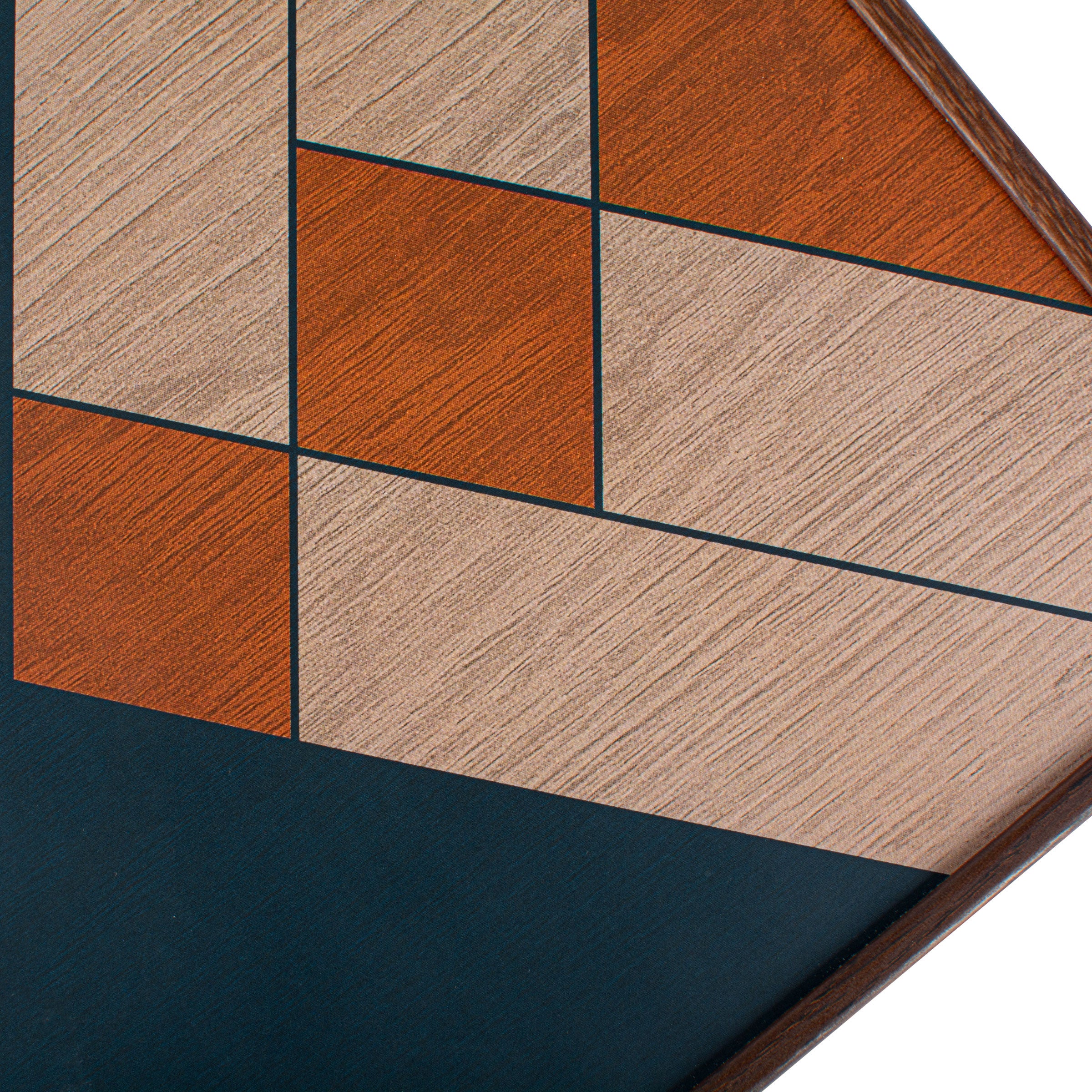 Handcrafted Boho Chic Design Backgammon Set - Elegant Simplicity - Premium Backgammon from MANOPOULOS Chess & Backgammon - Just €84! Shop now at MANOPOULOS Chess & Backgammon