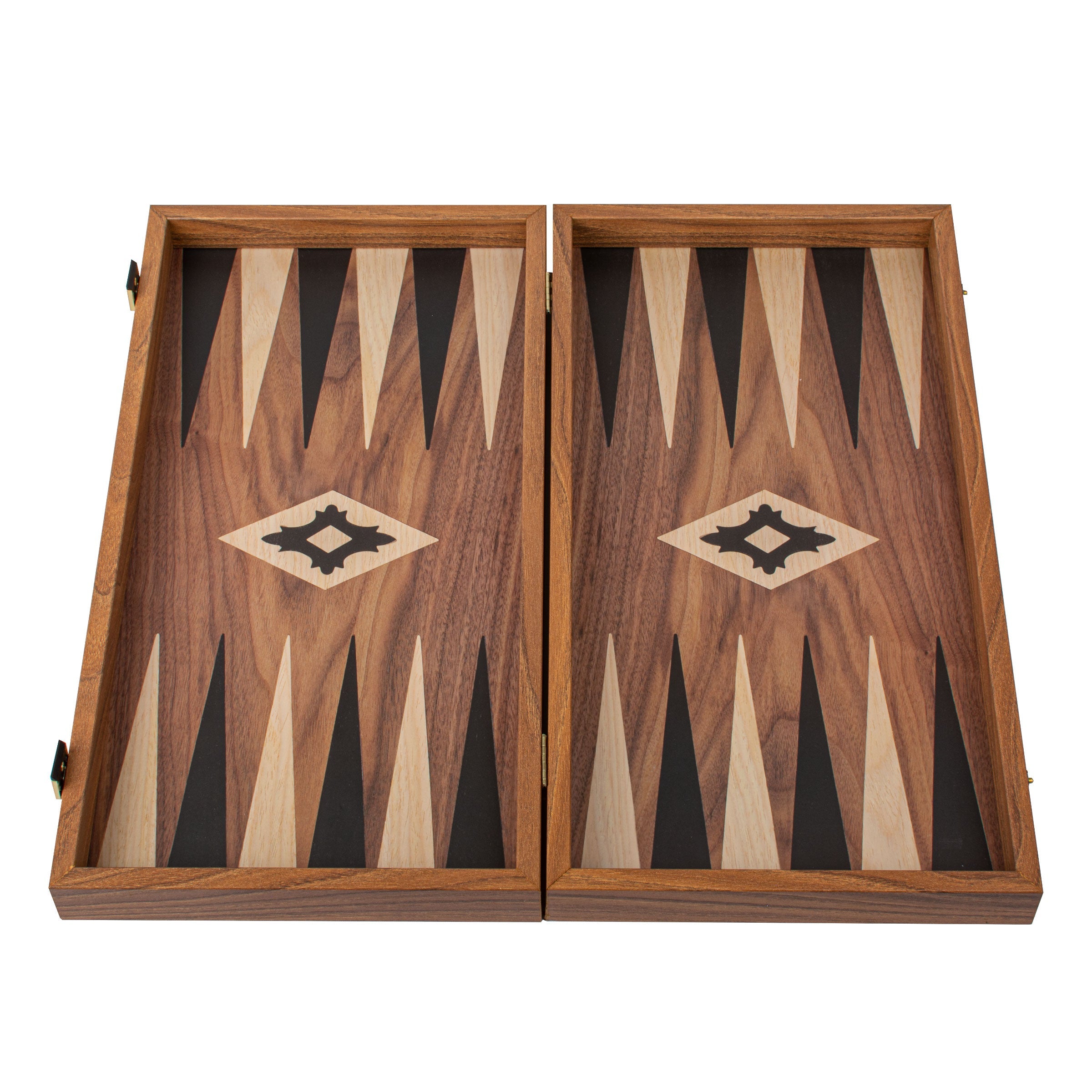 Handcrafted Walnut Replica Wood Backgammon Set (4 Sizes