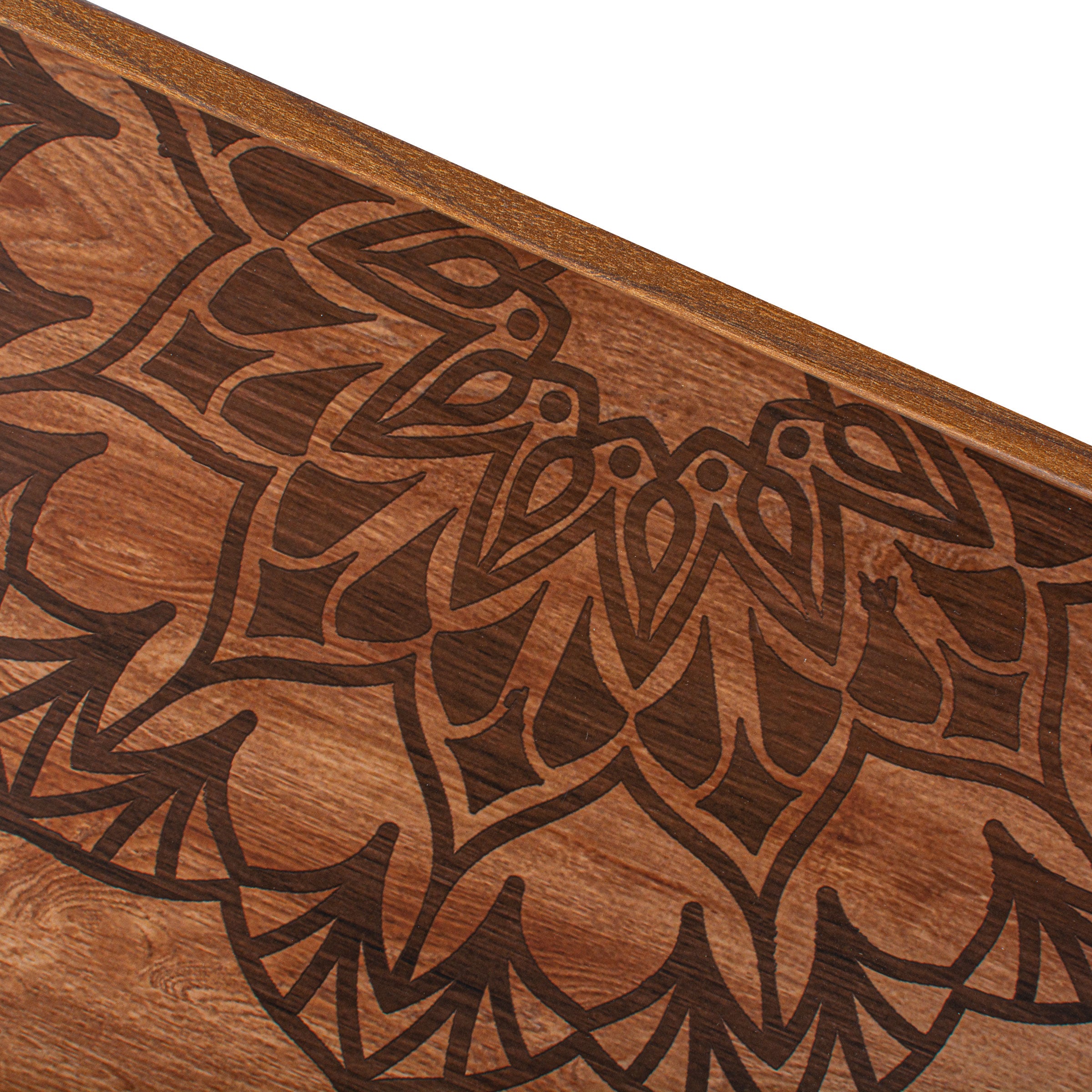 Handcrafted Traditional Mandala Design Backgammon Set - Elegant Simplicity - Premium Backgammon from MANOPOULOS Chess & Backgammon - Just €79! Shop now at MANOPOULOS Chess & Backgammon