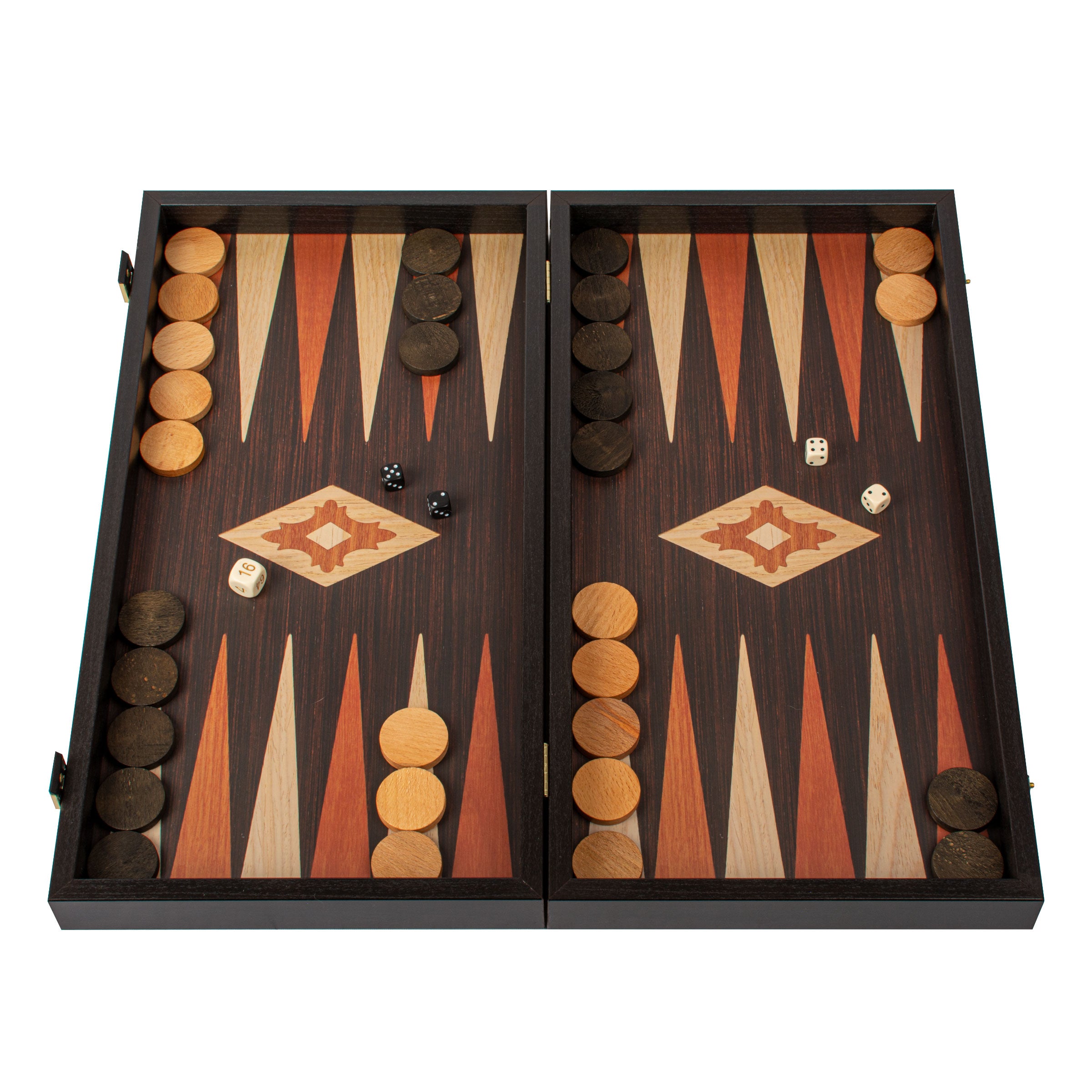 Classic Handcrafted Wenge Replica Backgammon Set - Quality