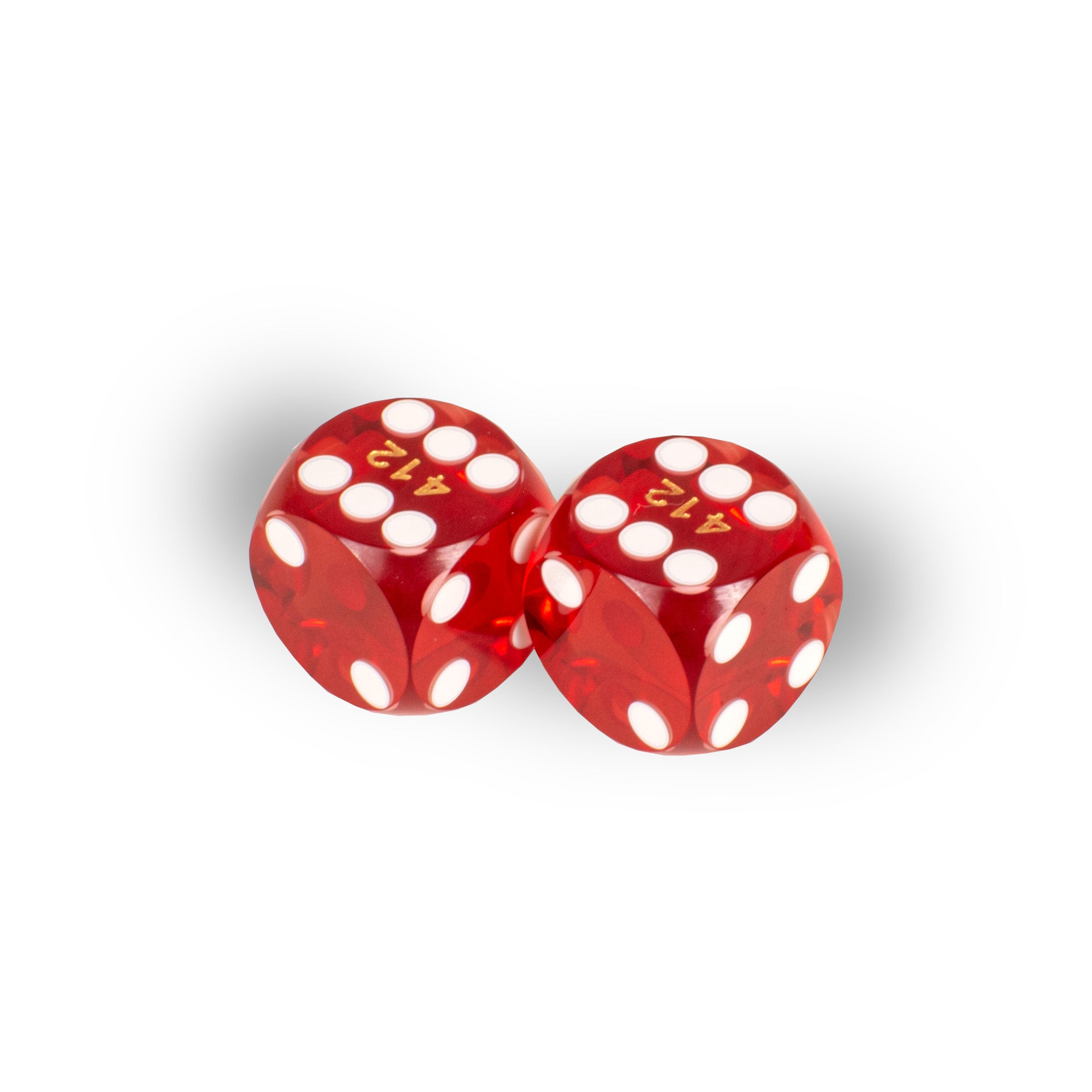 Precision Backgammon Dice 14.3mm – Red