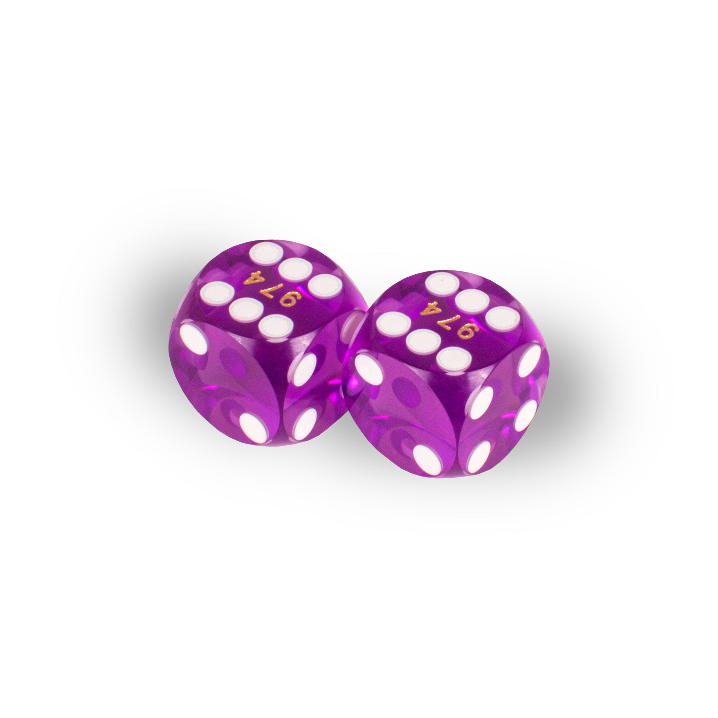 Precision Backgammon Dice 14.3mm – Purple