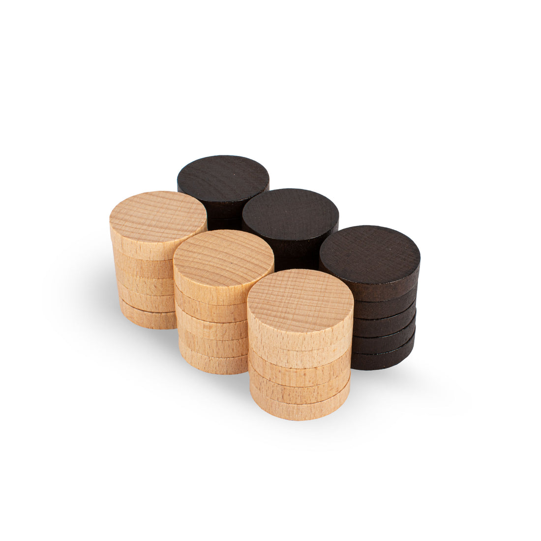 Handcrafted Premium Wooden Checkers in Brown - Premium Backgammon from MANOPOULOS Chess & Backgammon - Just €7.30! Shop now at MANOPOULOS Chess & Backgammon