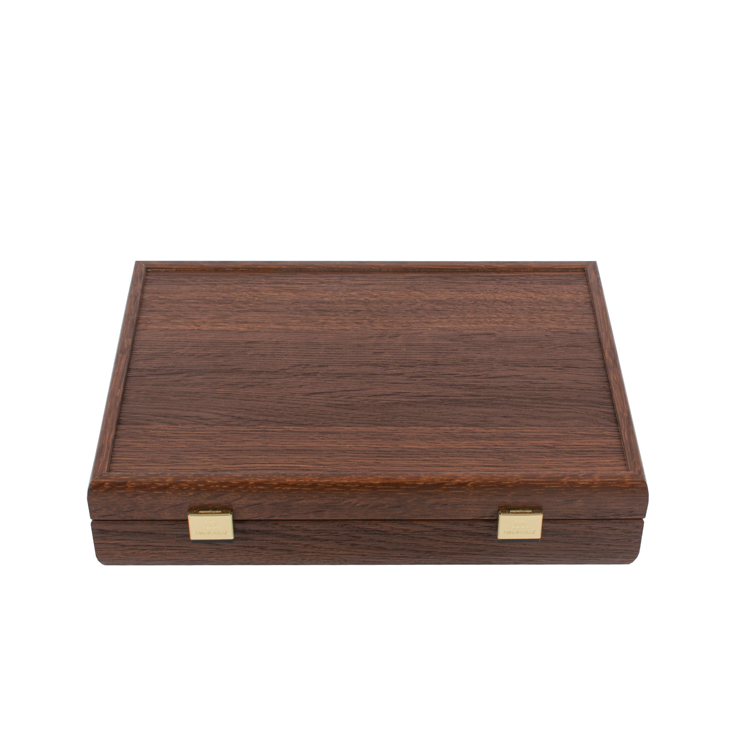 Luxury Poker Set in Dark Walnut Wooden Replica Case - Premium Poker Set from MANOPOULOS Chess & Backgammon - Just €146! Shop now at MANOPOULOS Chess & Backgammon