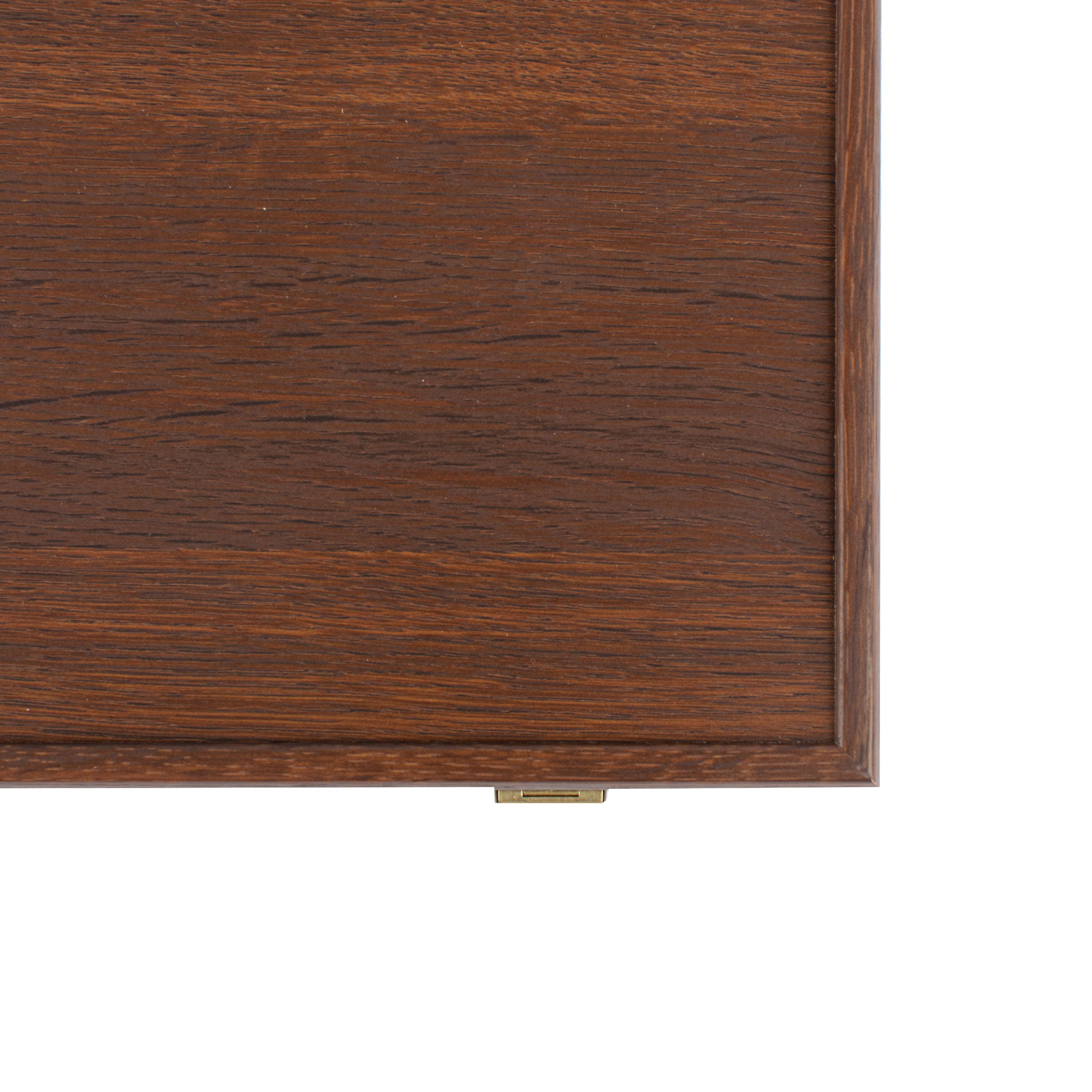 Luxury Poker Set in Dark Walnut Wooden Replica Case - Premium Poker Set from MANOPOULOS Chess & Backgammon - Just €146! Shop now at MANOPOULOS Chess & Backgammon