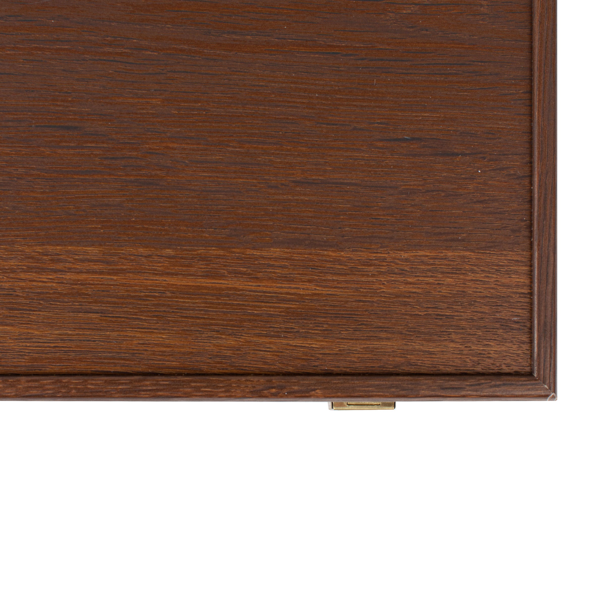 Luxury Poker Set in Dark Walnut Wooden Replica Case - Premium Poker Set from MANOPOULOS Chess & Backgammon - Just €173! Shop now at MANOPOULOS Chess & Backgammon