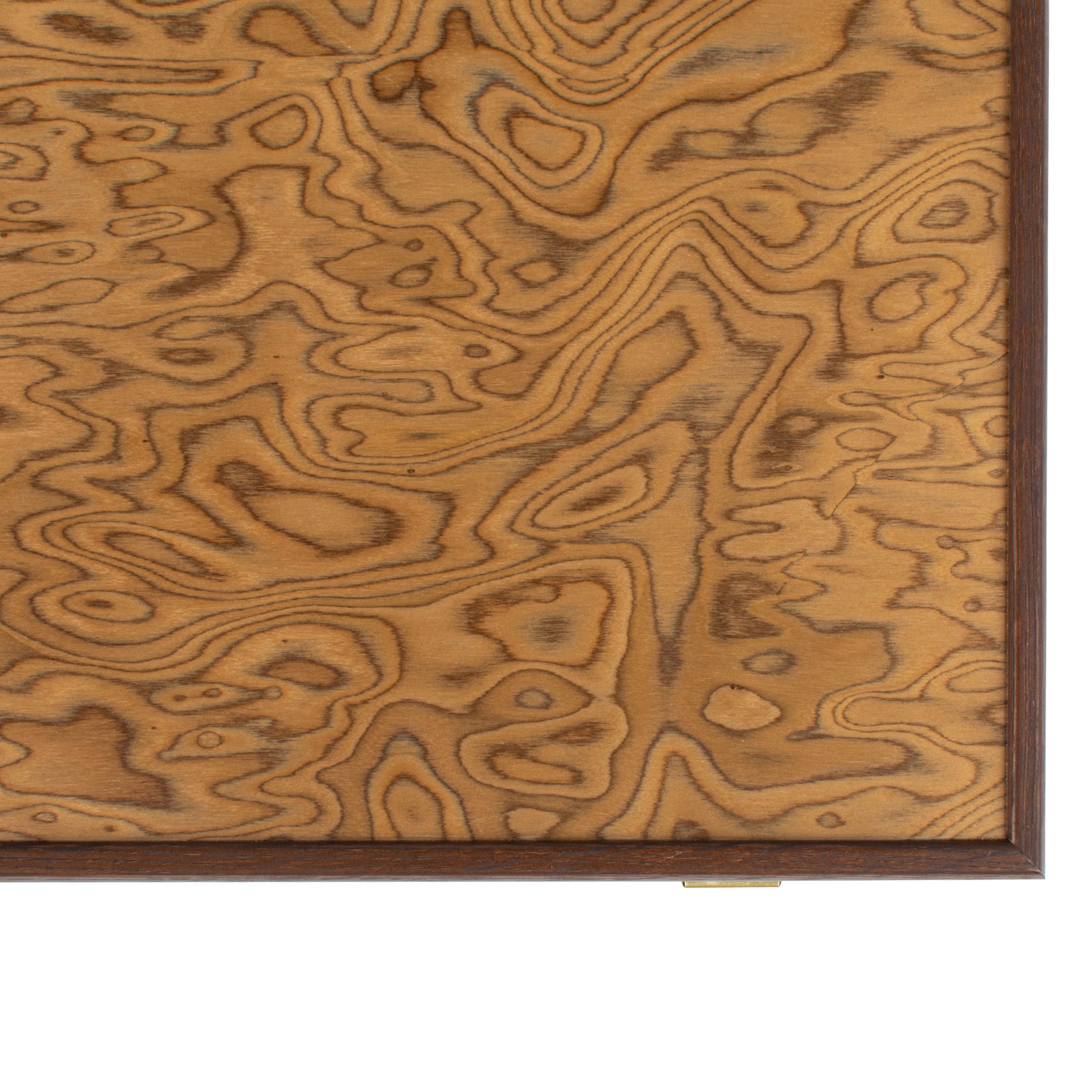 Handcrafted Premium Walnut Burl Backgammon Set - Premium Backgammon from MANOPOULOS Chess & Backgammon - Just €43.50! Shop now at MANOPOULOS Chess & Backgammon