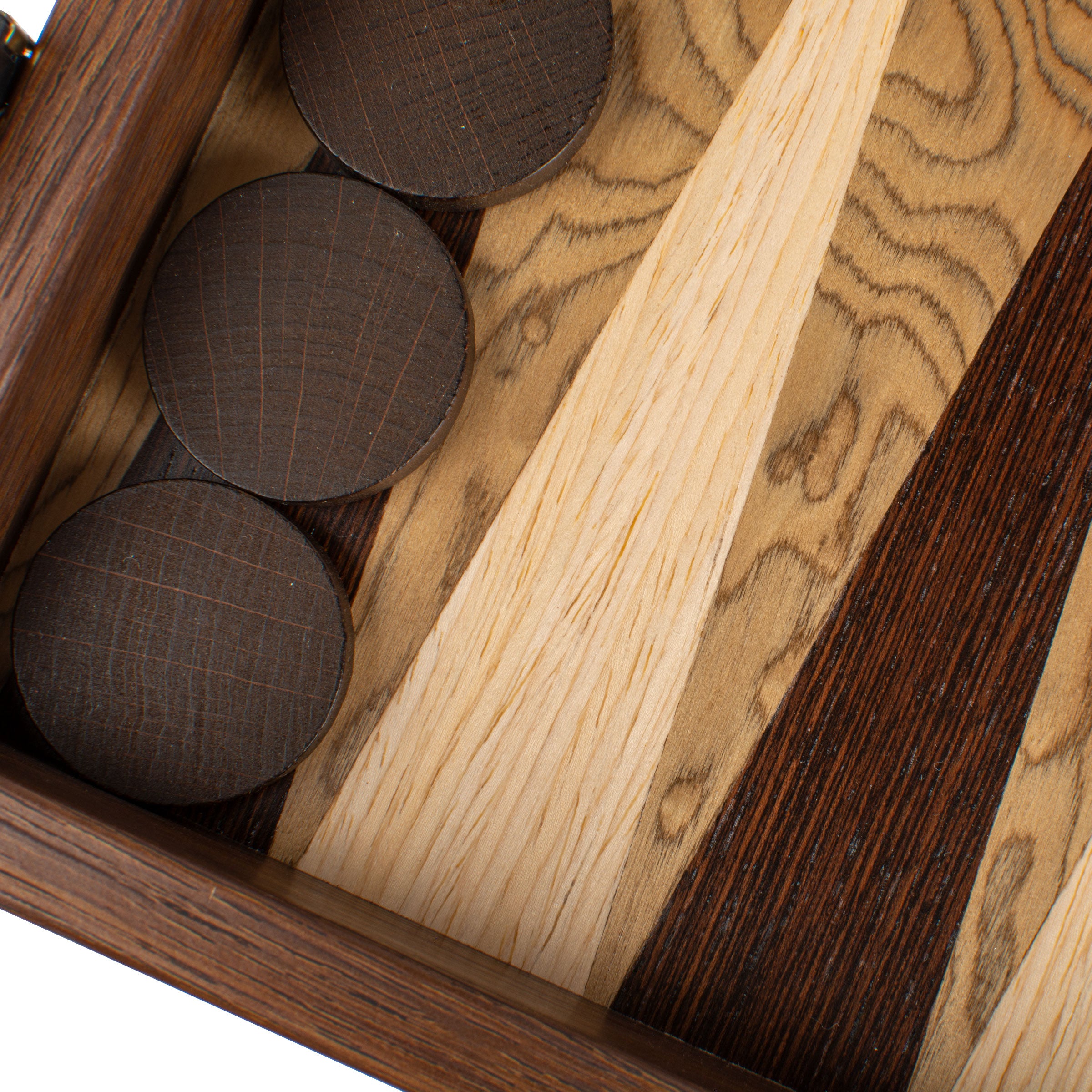 Handcrafted Premium Walnut Burl Backgammon Set - Premium Backgammon from MANOPOULOS Chess & Backgammon - Just €43.50! Shop now at MANOPOULOS Chess & Backgammon