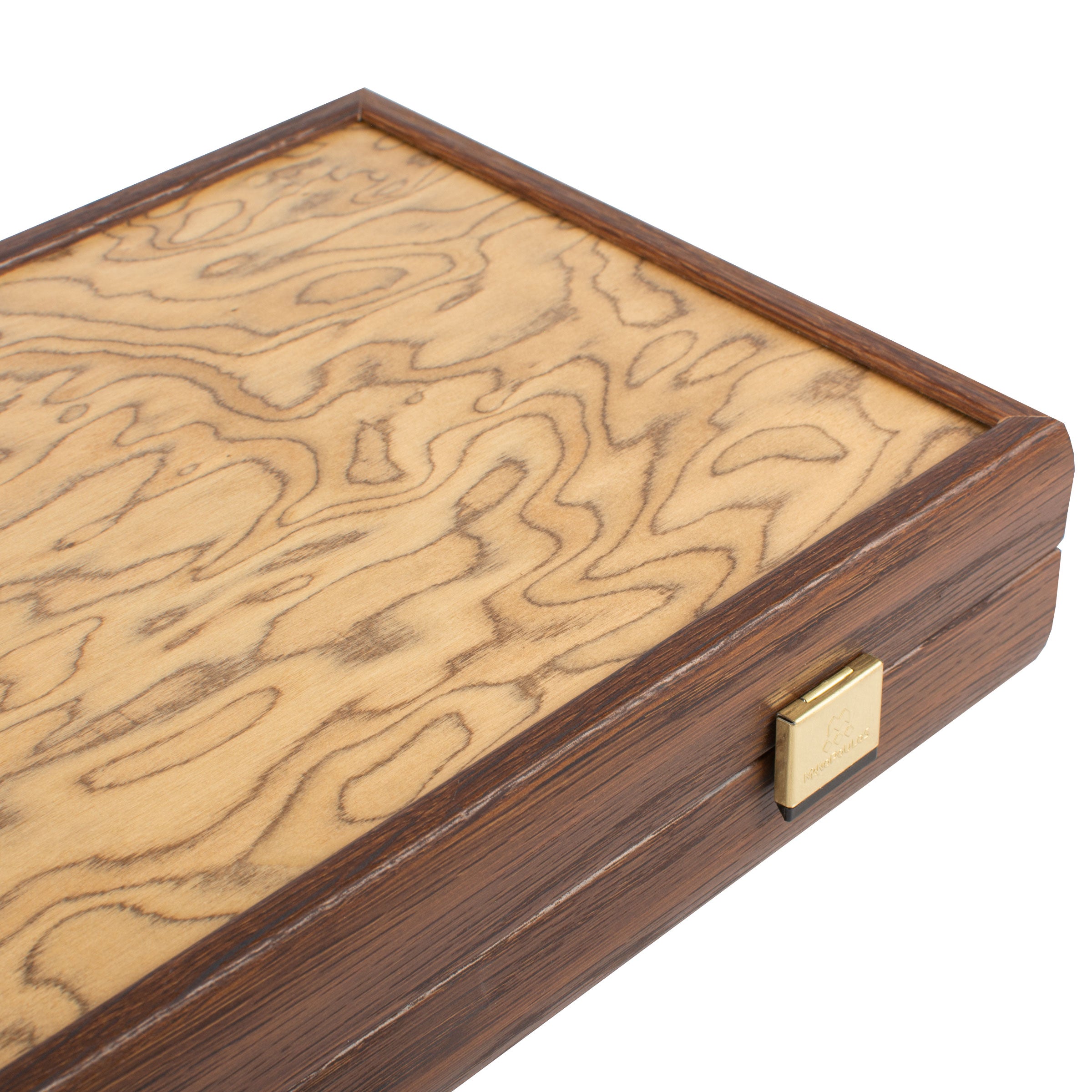 Handgemaakte Premium Walnoot Burl Backgammon-set