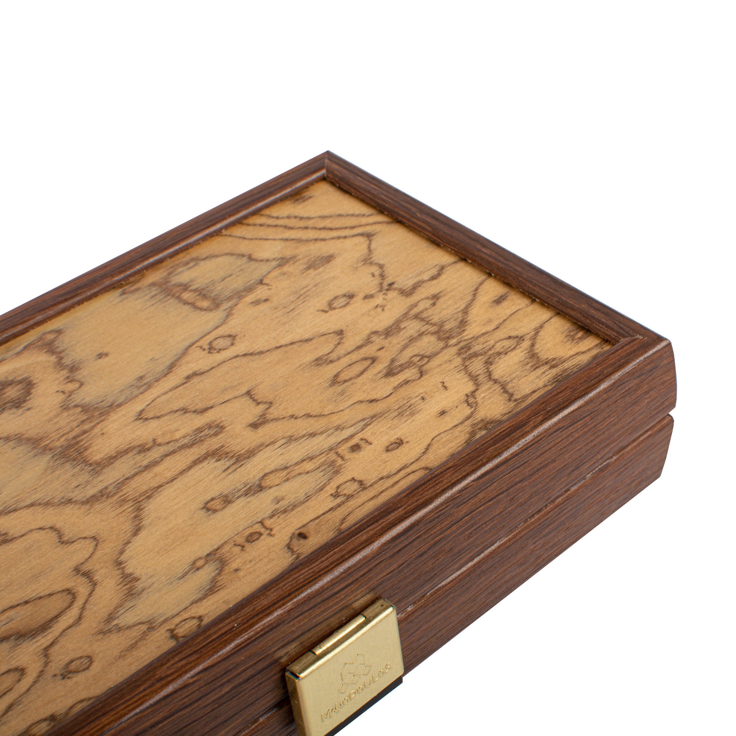 Handcrafted Premium Walnut Burl Backgammon Set - Premium Backgammon from MANOPOULOS Chess & Backgammon - Just €115! Shop now at MANOPOULOS Chess & Backgammon