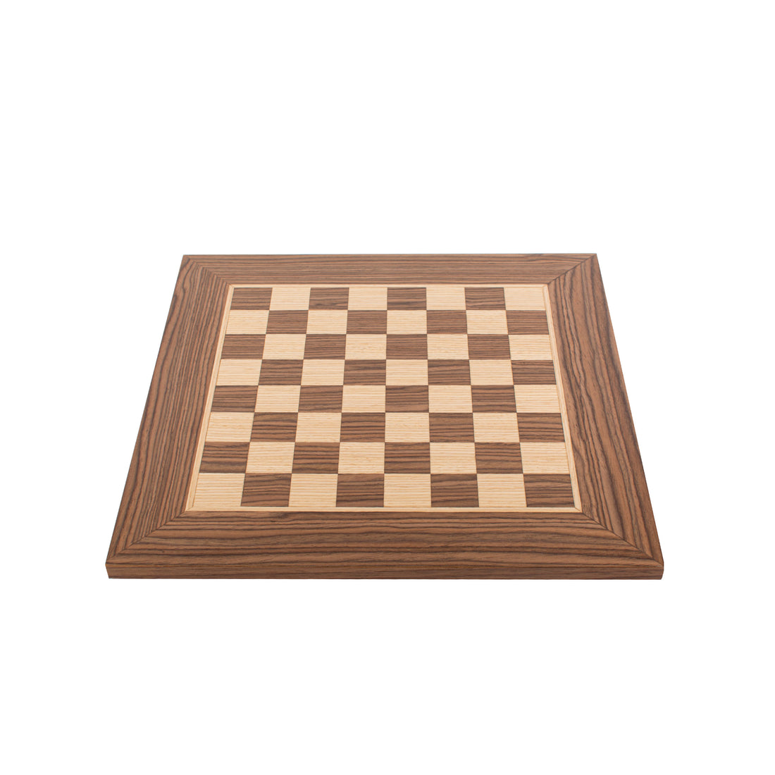 Handcrafted Walnut Wood & Oak Inlaid Chessboard - 33x33cm (Small) - Premium Chess from MANOPOULOS Chess & Backgammon - Just €52! Shop now at MANOPOULOS Chess & Backgammon