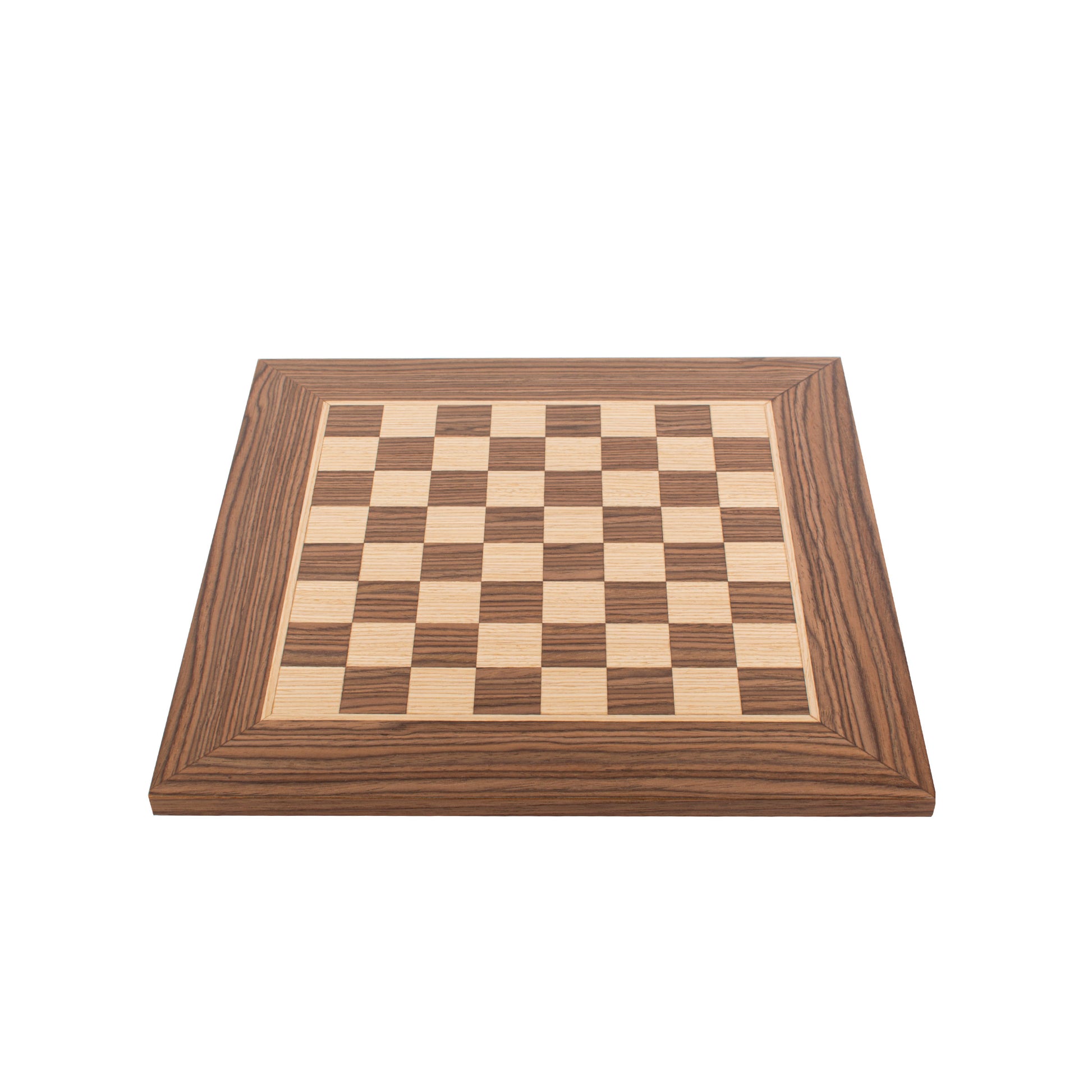 Handcrafted Walnut Wood & Oak Inlaid Chessboard - 33x33cm (Small) - Premium Chess from MANOPOULOS Chess & Backgammon - Just €52! Shop now at MANOPOULOS Chess & Backgammon