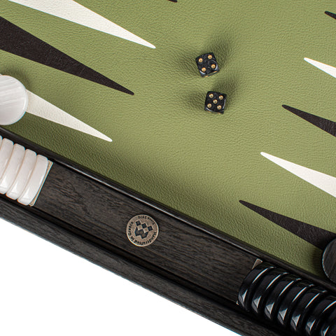 OLIVE GREEN Backgammon