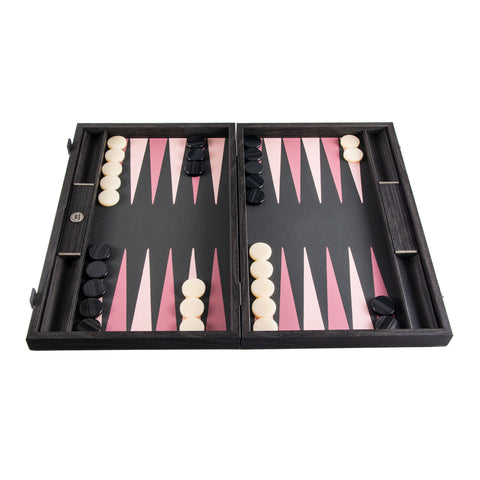 BLACK and DUSTY PINK Backgammon