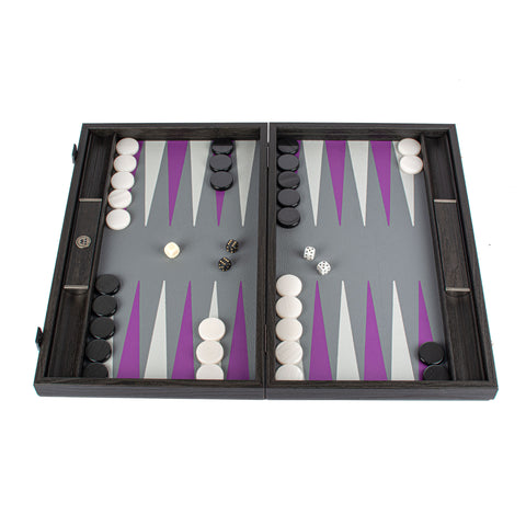 TRAFFIC PURPLE MINIMALIST ART Backgammon