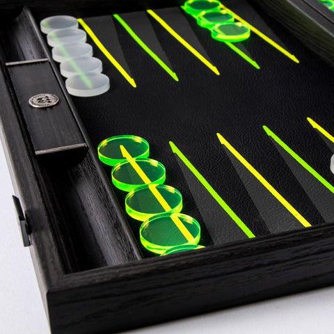 FLUO GREEN UV Backgammon