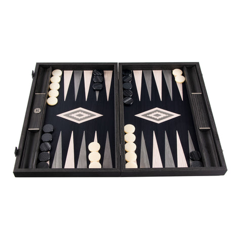 PEARLY GREY VAVONA Backgammon