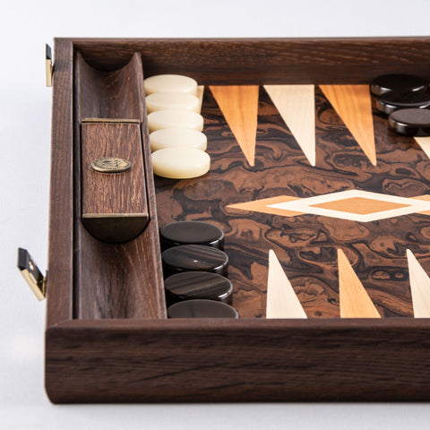 CALIFORNIA WALNUT BURL Backgammon