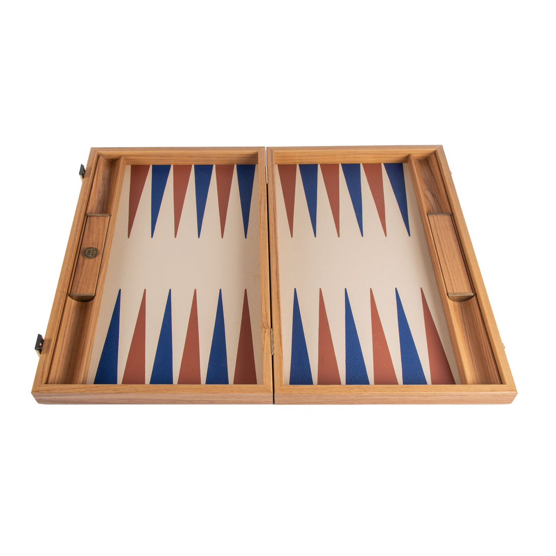 Premium Leatherette Champagne Beige Backgammon Set - Premium Backgammon from MANOPOULOS Chess & Backgammon - Just €186! Shop now at MANOPOULOS Chess & Backgammon