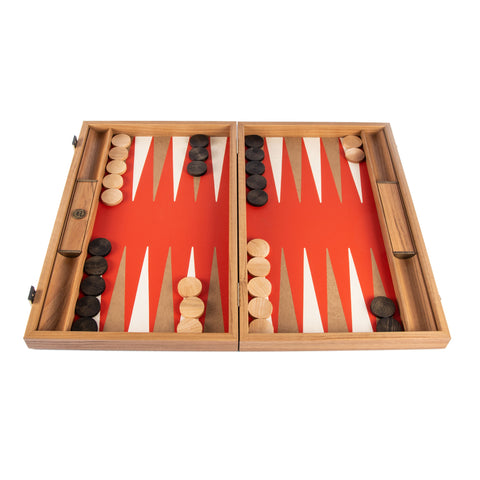 CINNABAR RED Backgammon
