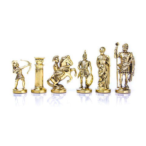 ARCHERS Chessmen  (Large) - Gold/Silver