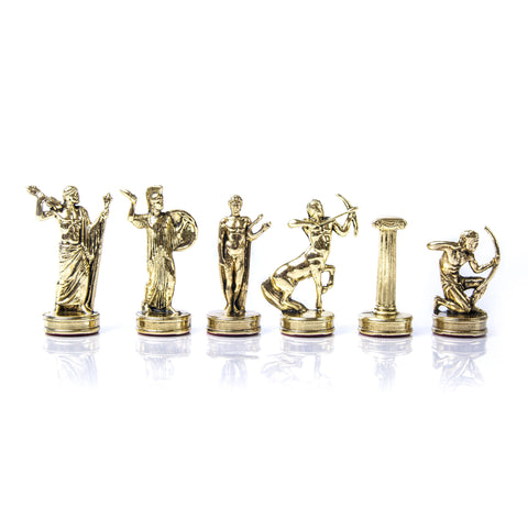 LABOURS OF HERCULES Chessmen (Medium) - Gold/Silver