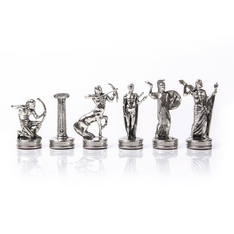 LABOURS OF HERCULES Chessmen (Medium) - Gold/Silver
