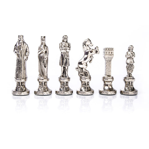 RENAISSANCE Chessmen  (Medium) - Gold/Silver