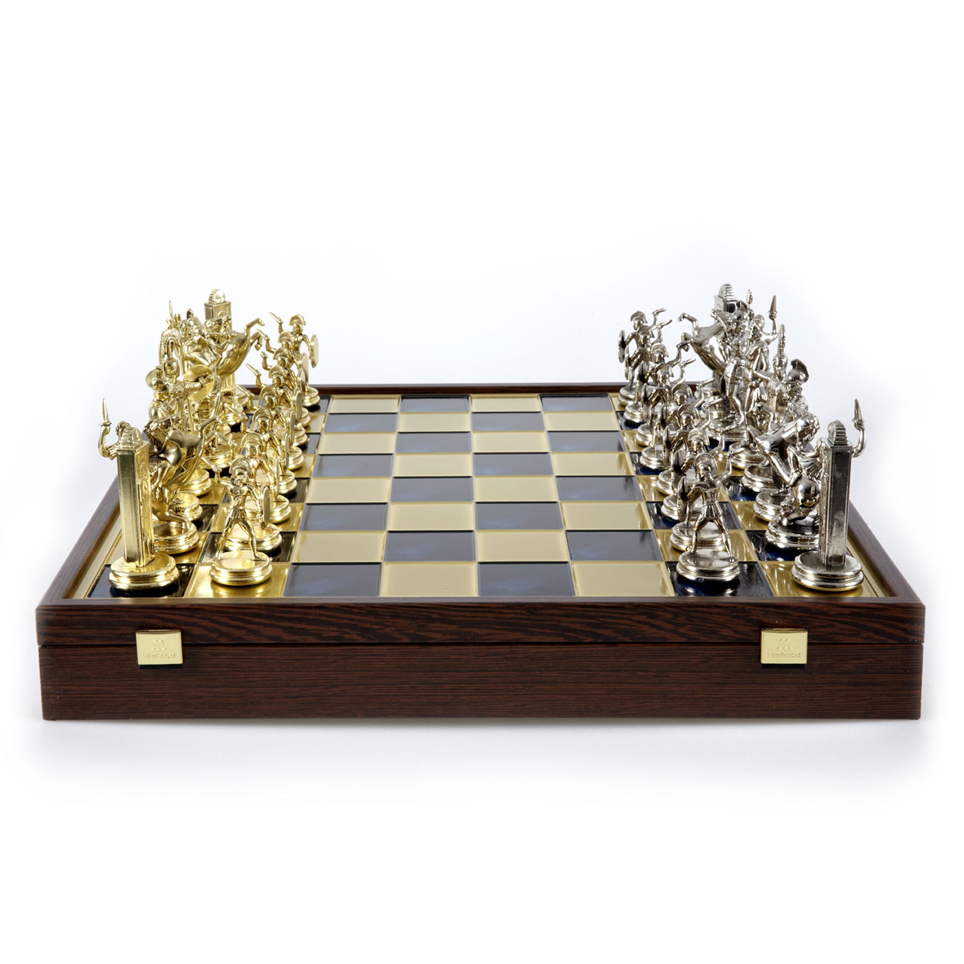 Groot houten schaakspel - 48 x 48 cm Groot houten schaakspel - 48 x 48 cm